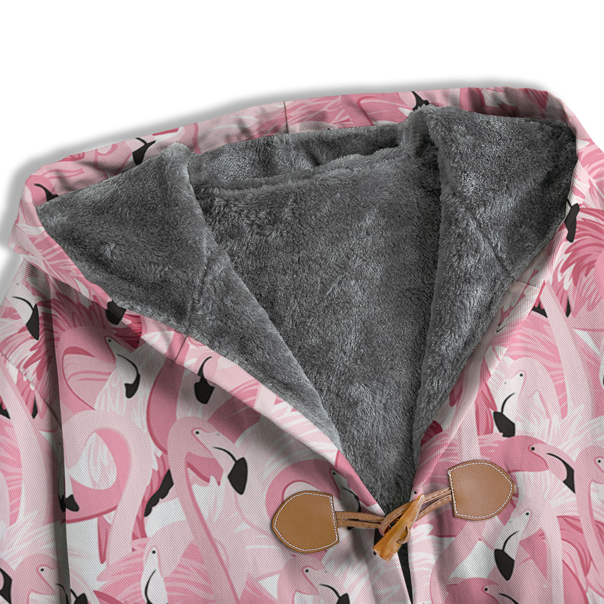 Flamingo Pink Print Pattern Men's Windbreaker Jacket-grizzshop