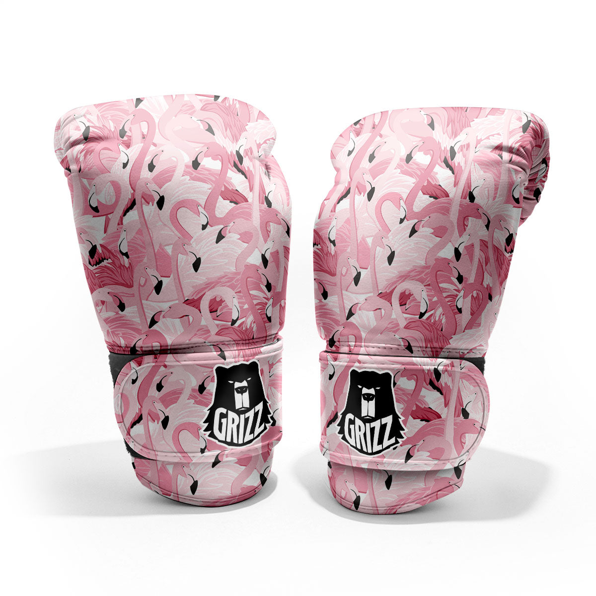 Flamingo Pink Print Pattern Pro Boxing Glove