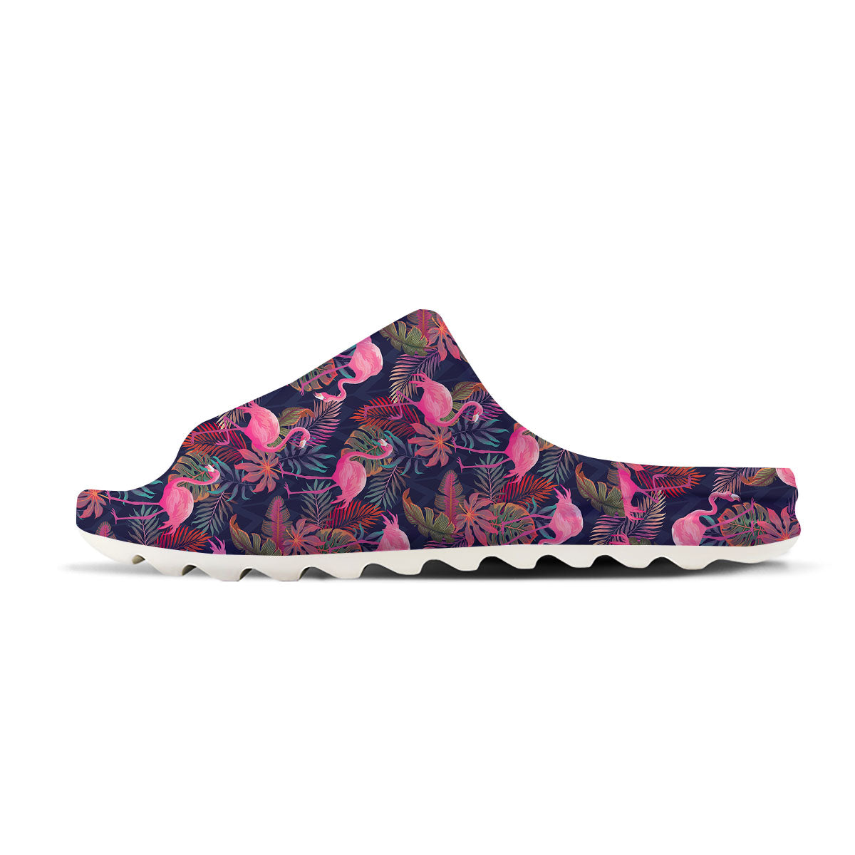 Flamingo Watercolor Print Pattern Sandals-grizzshop