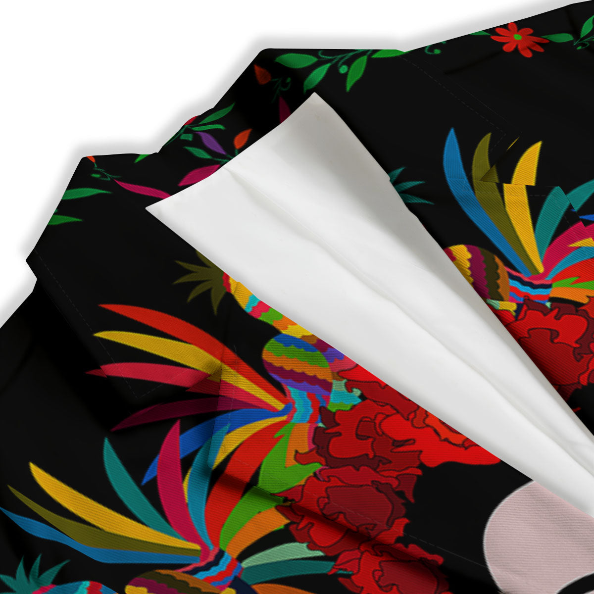 Floral And Frida Kahlo Print Women's Blazer-grizzshop