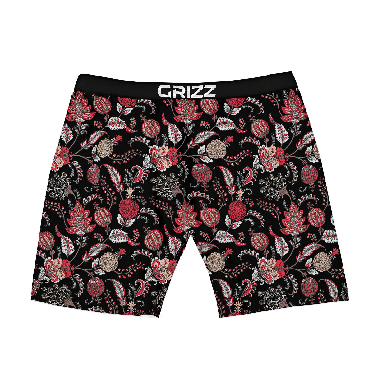 Floral And Paisley Print Pattern Boxer Briefs-grizzshop