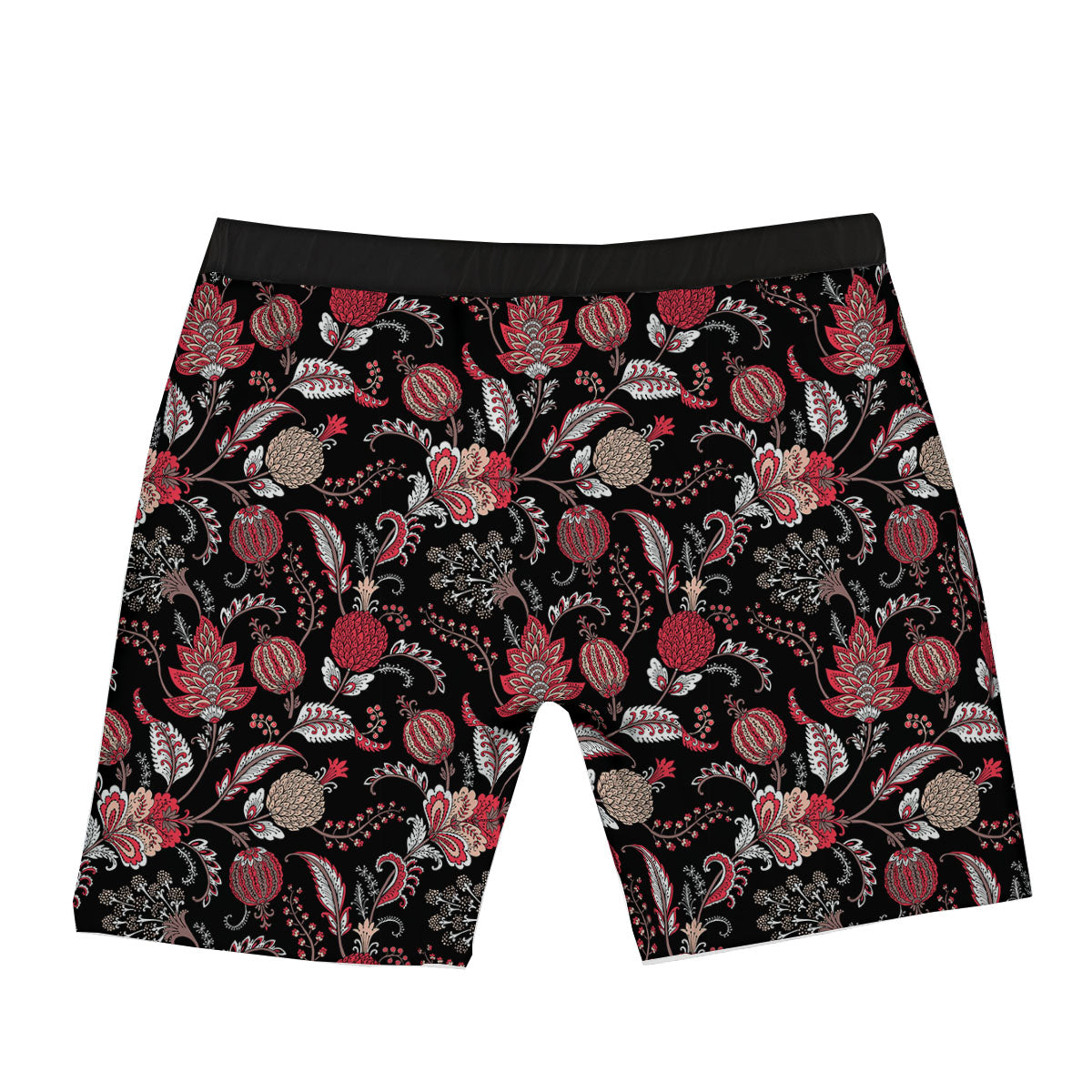 Floral And Paisley Print Pattern Boxer Briefs-grizzshop
