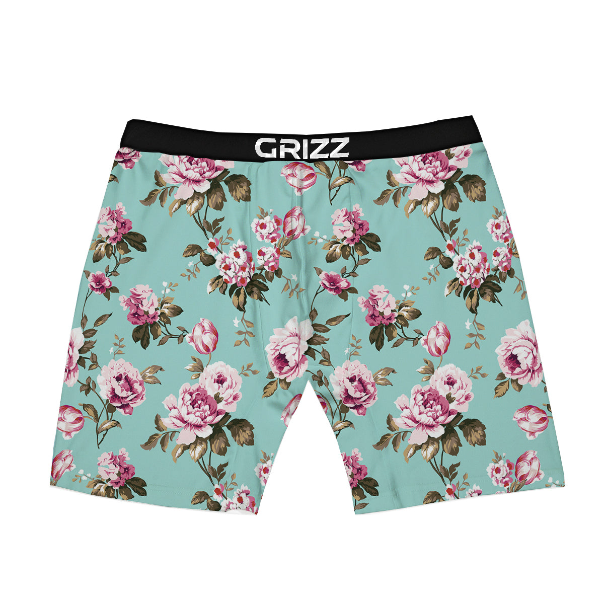 Floral Blossom Vintage Print Pattern Boxer Briefs-grizzshop