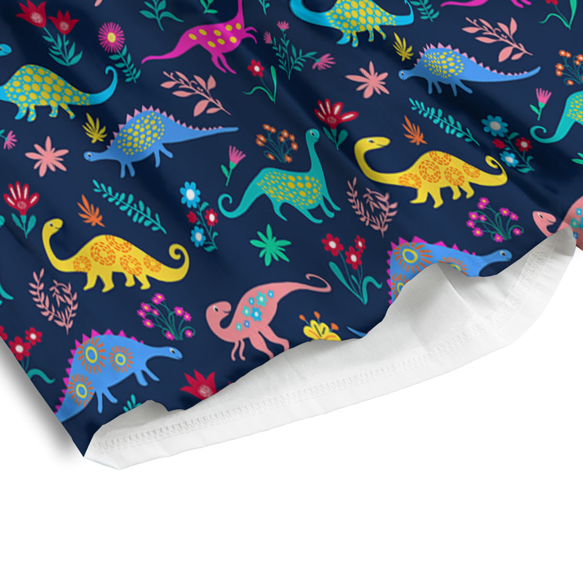 Flowers Hawaiian Tropical Print Pattern Men's Athletic Shorts