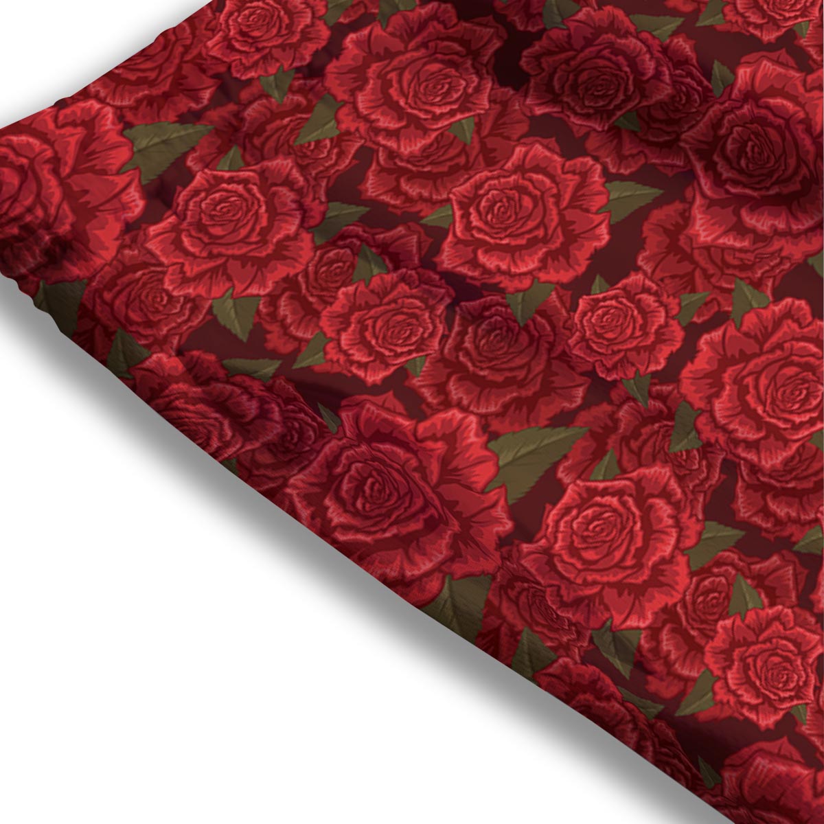 Floral Flower Red Rose Print Pattern Mesh Shorts