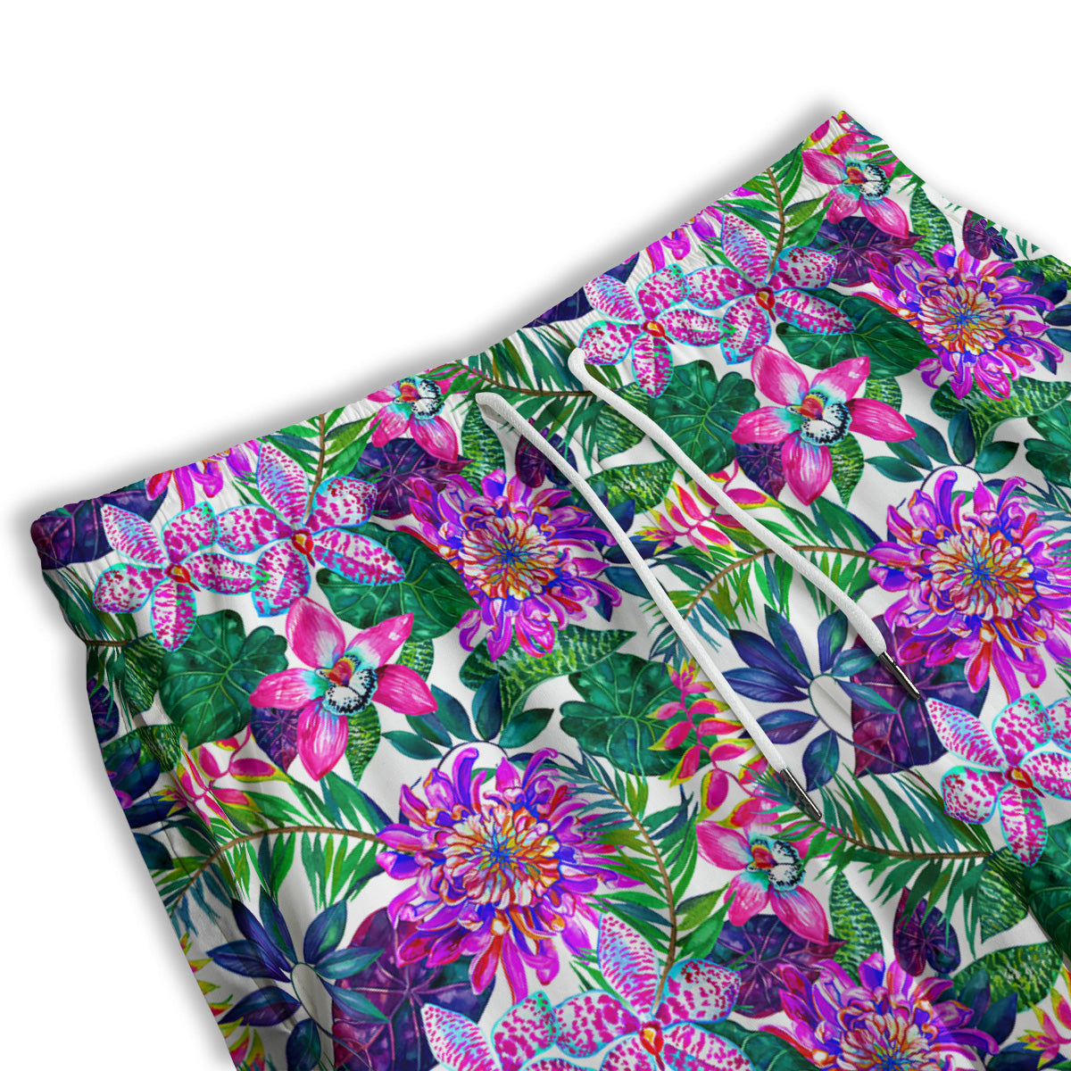 Floral Hawaii Colorful Print Pattern Colorful Men's Athletic Shorts
