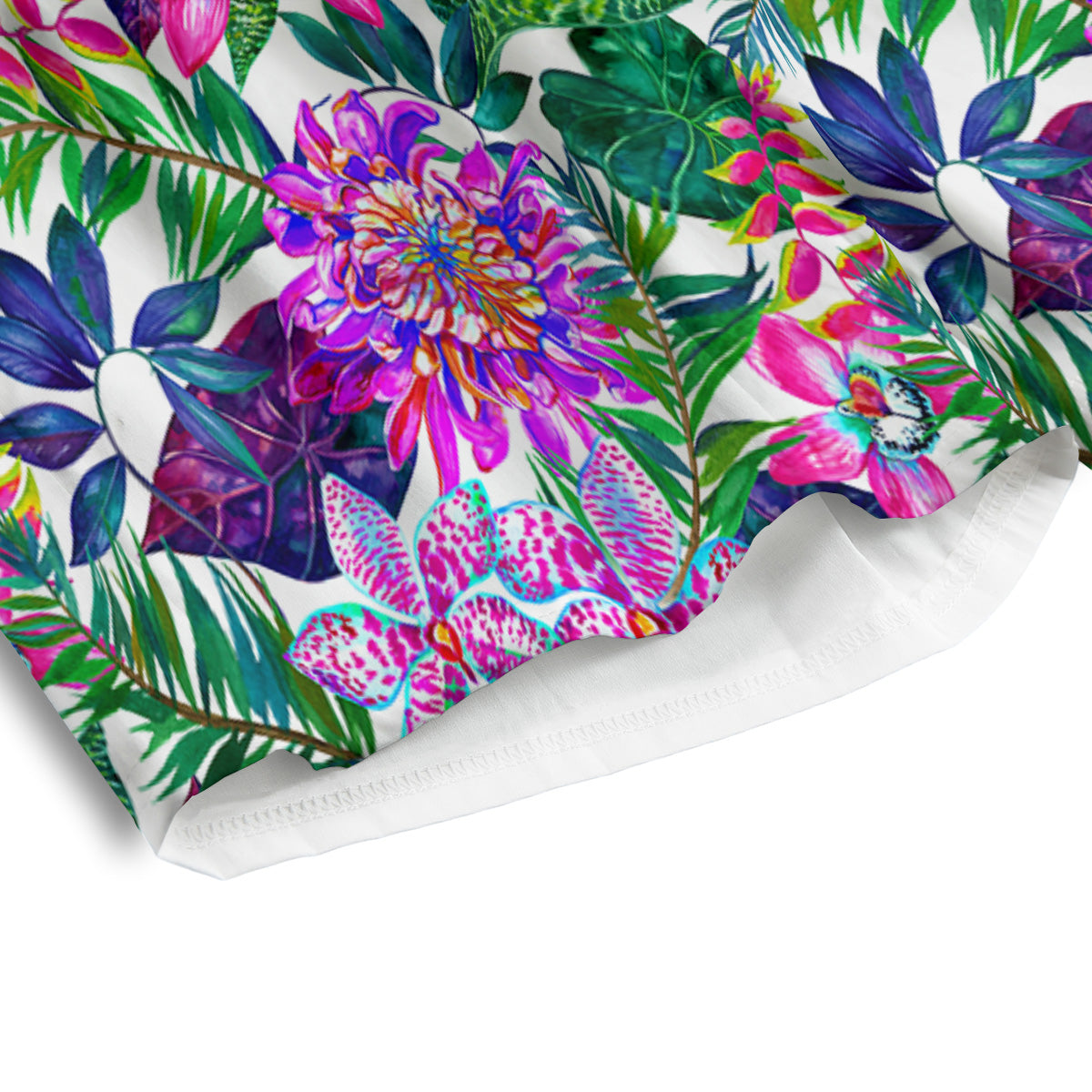Floral Hawaii Colorful Print Pattern Colorful Men's Athletic Shorts