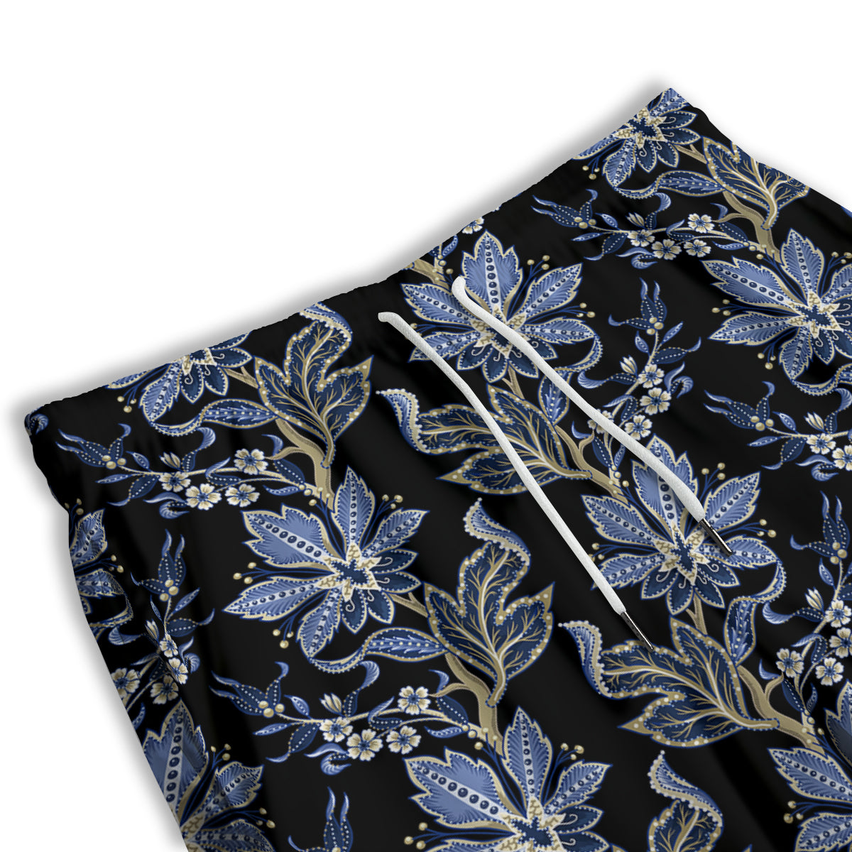 Floral Indian Vintage Print Pattern Men's Athletic Shorts