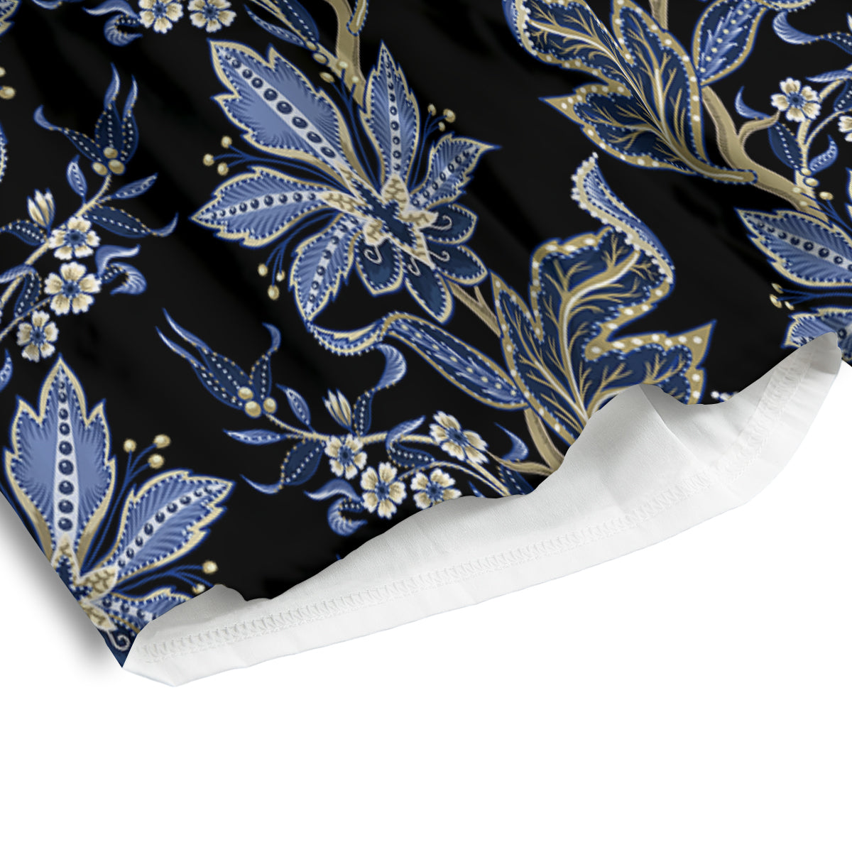 Floral Indian Vintage Print Pattern Men's Athletic Shorts
