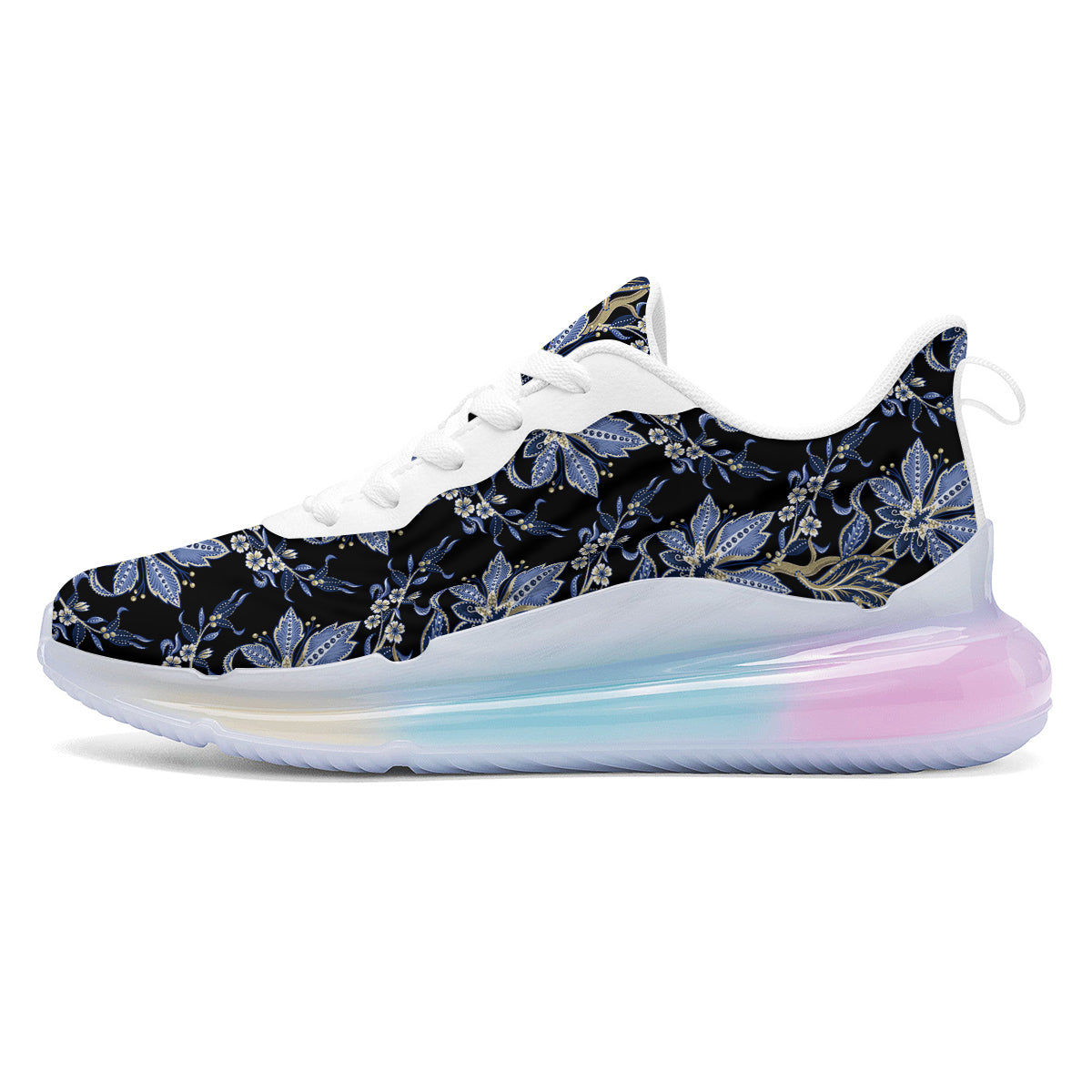 Floral Indian Vintage Print Pattern Running Sneakers-grizzshop
