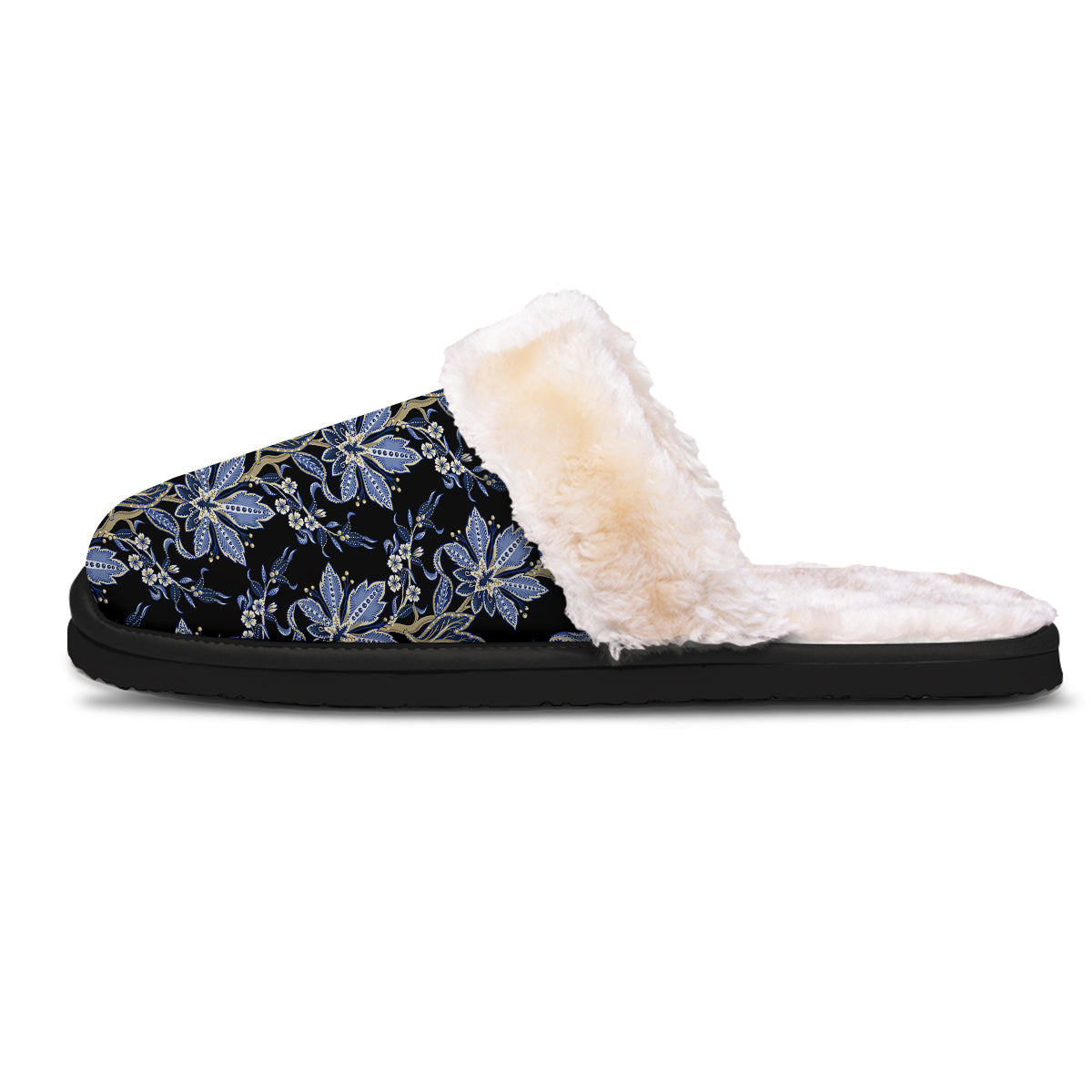 Floral Indian Vintage Print Pattern Slippers-grizzshop