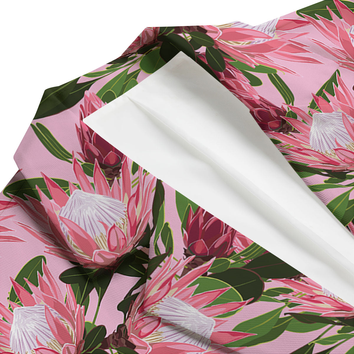 Floral Protea Print Pattern Men's Blazer-grizzshop