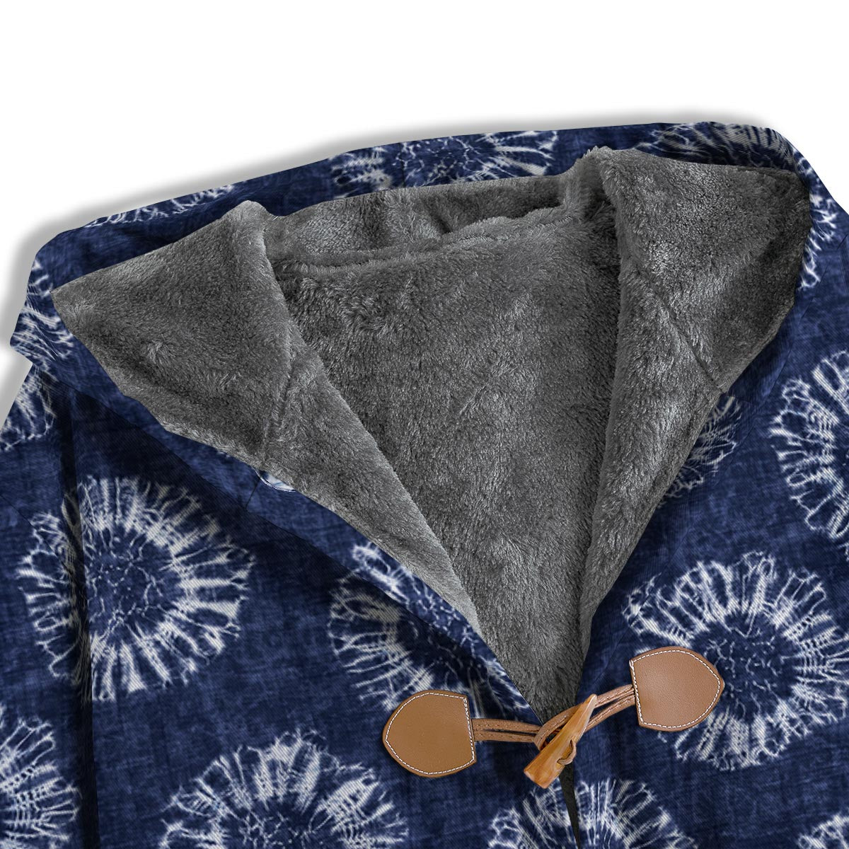 Floral Shibori Print Pattern Men's Windbreaker Jacket-grizzshop