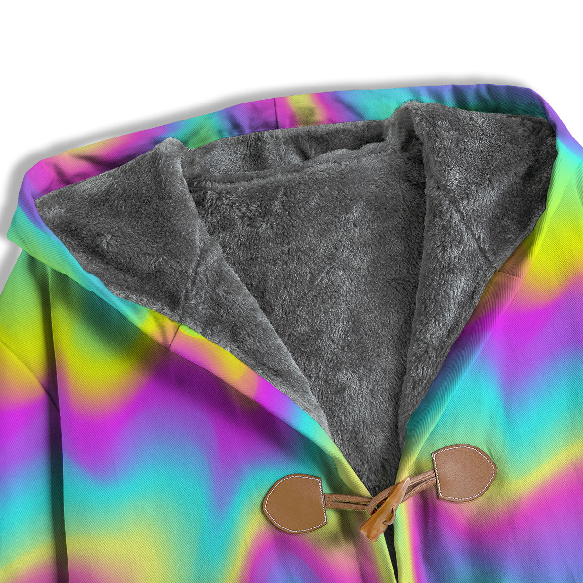 Flow Rainbow Print Pattern Men's Windbreaker Jacket-grizzshop