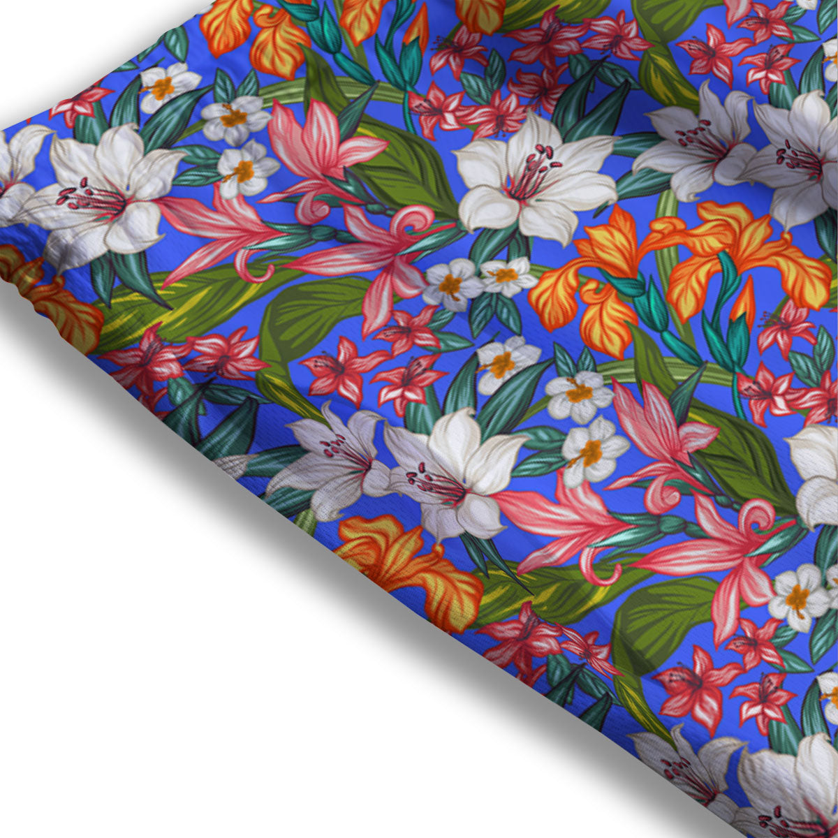 Flower Aloha Hawaiian Print Mesh Shorts-grizzshop