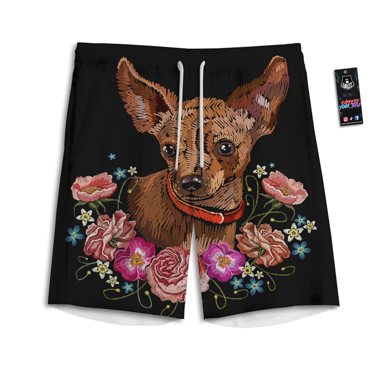 Forest Koala Print Pattern Men's Athletic Shorts