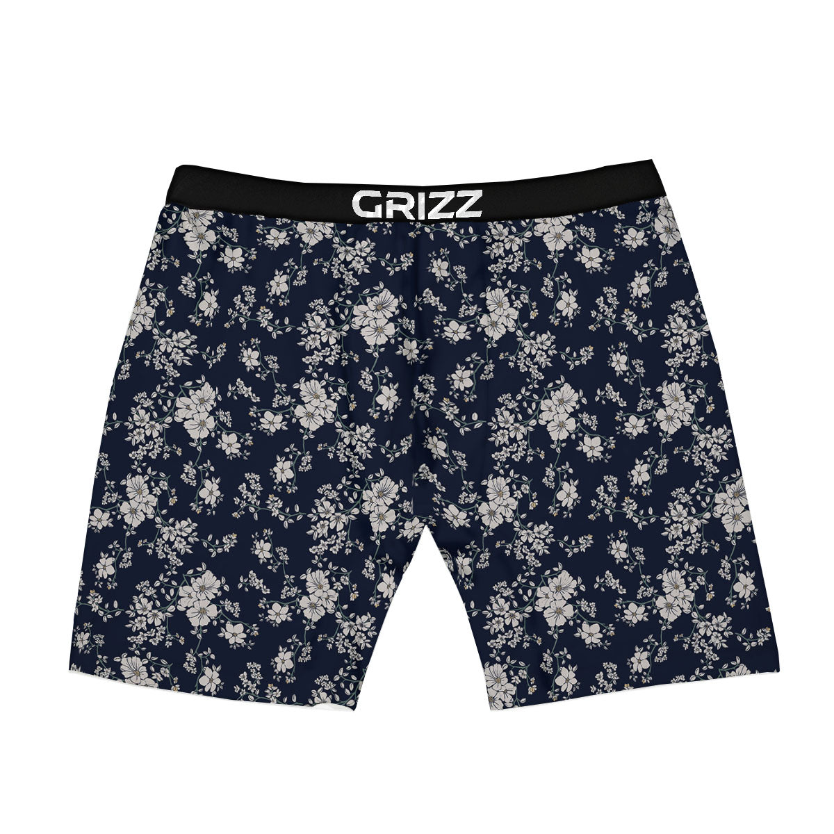 Flower Blossom Floral Print Pattern Boxer Briefs-grizzshop