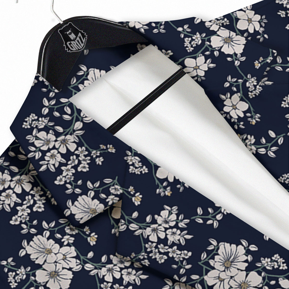 Flower Blossom Floral Print Pattern Men's Sport Coat-grizzshop