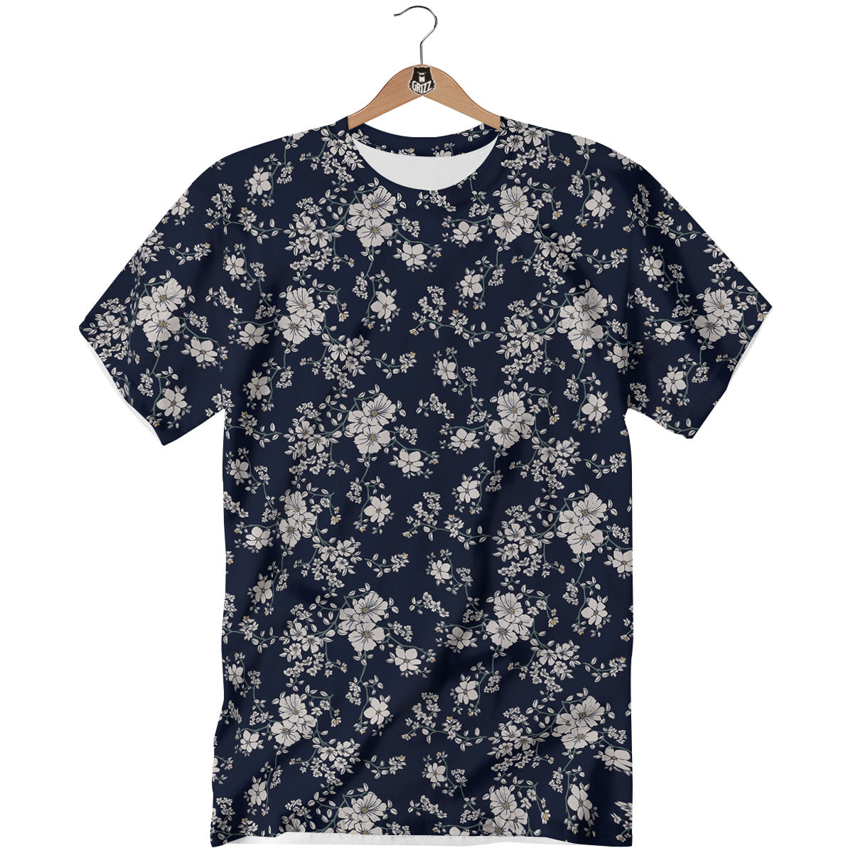 Flower Blossom Floral Print Pattern T-Shirt-grizzshop