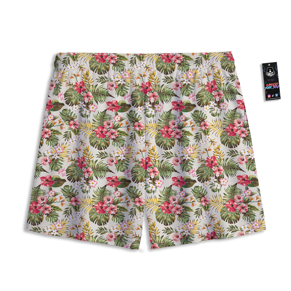 Flying US Dollar Money Print Mesh Shorts
