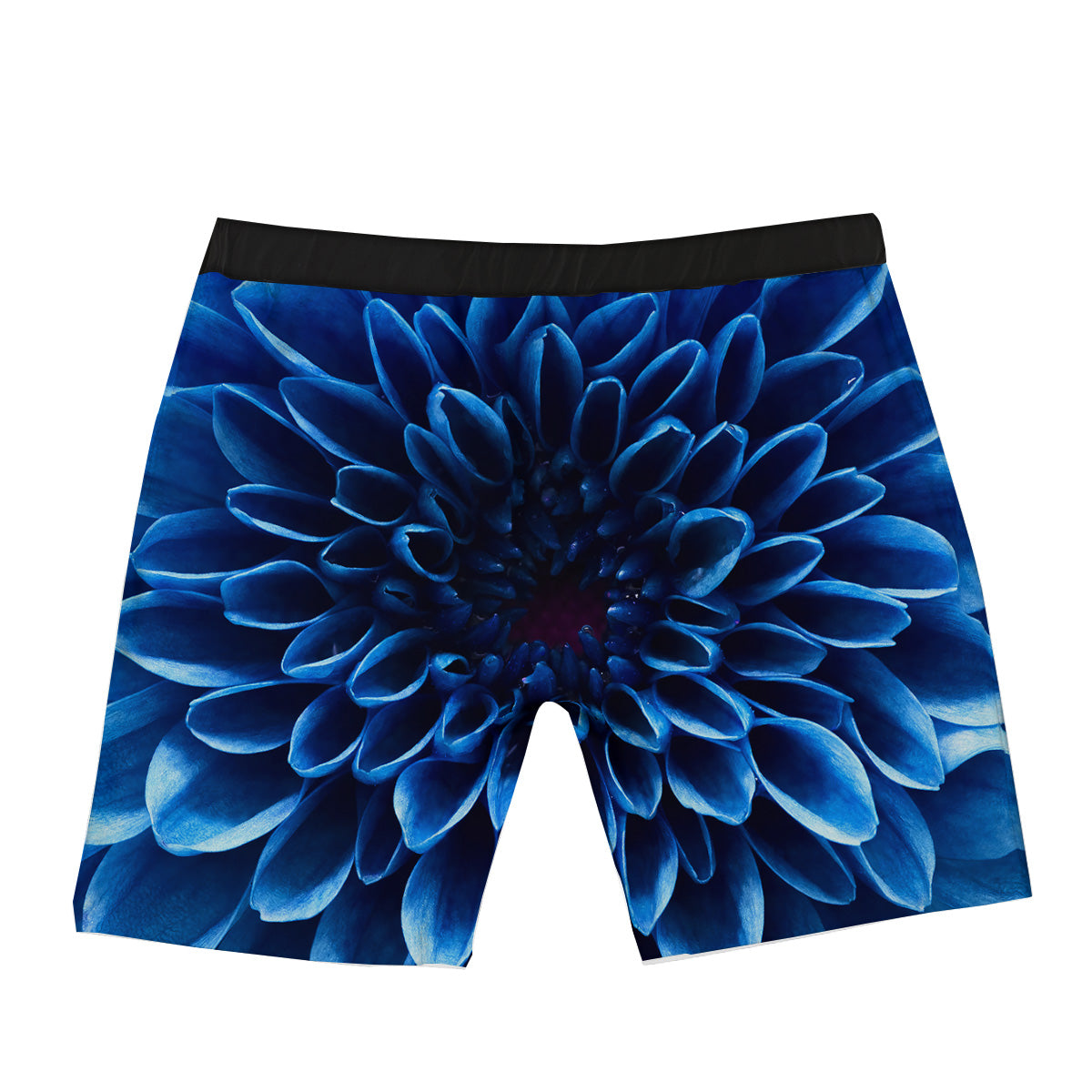 Flower Blue Chrysanthemum Print Boxer Briefs-grizzshop