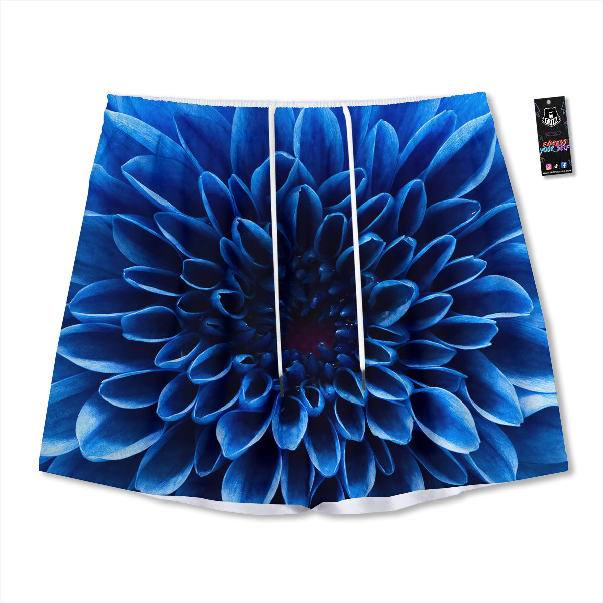 Flying Witch Halloween Full Moon Print Mesh Shorts