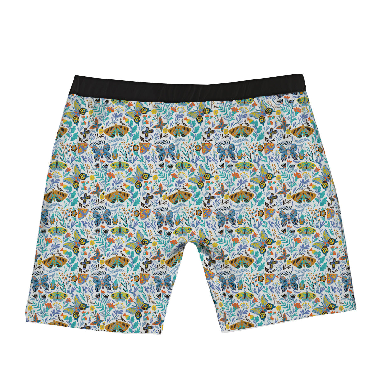 Flower Butterfly And Print Pattern Boxer Briefs-grizzshop
