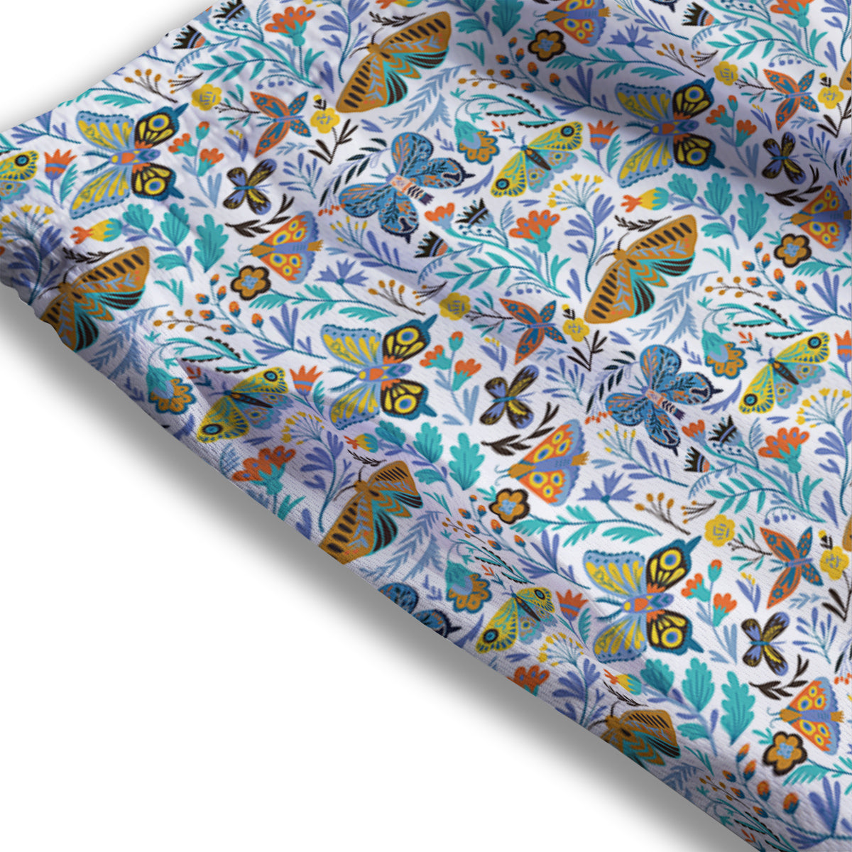 Flower Butterfly And Print Pattern Mesh Shorts-grizzshop