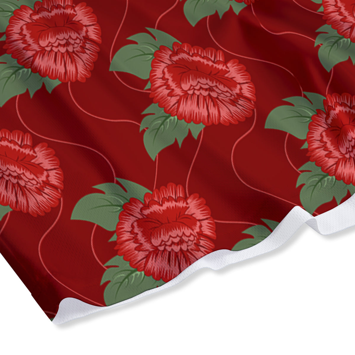 Flower Chinese Vintage Print Pattern Mesh Shorts-grizzshop