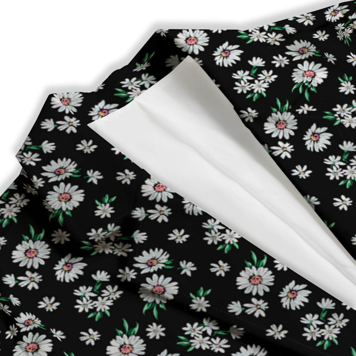 Flower Daisy Print Pattern Women's Blazer-grizzshop