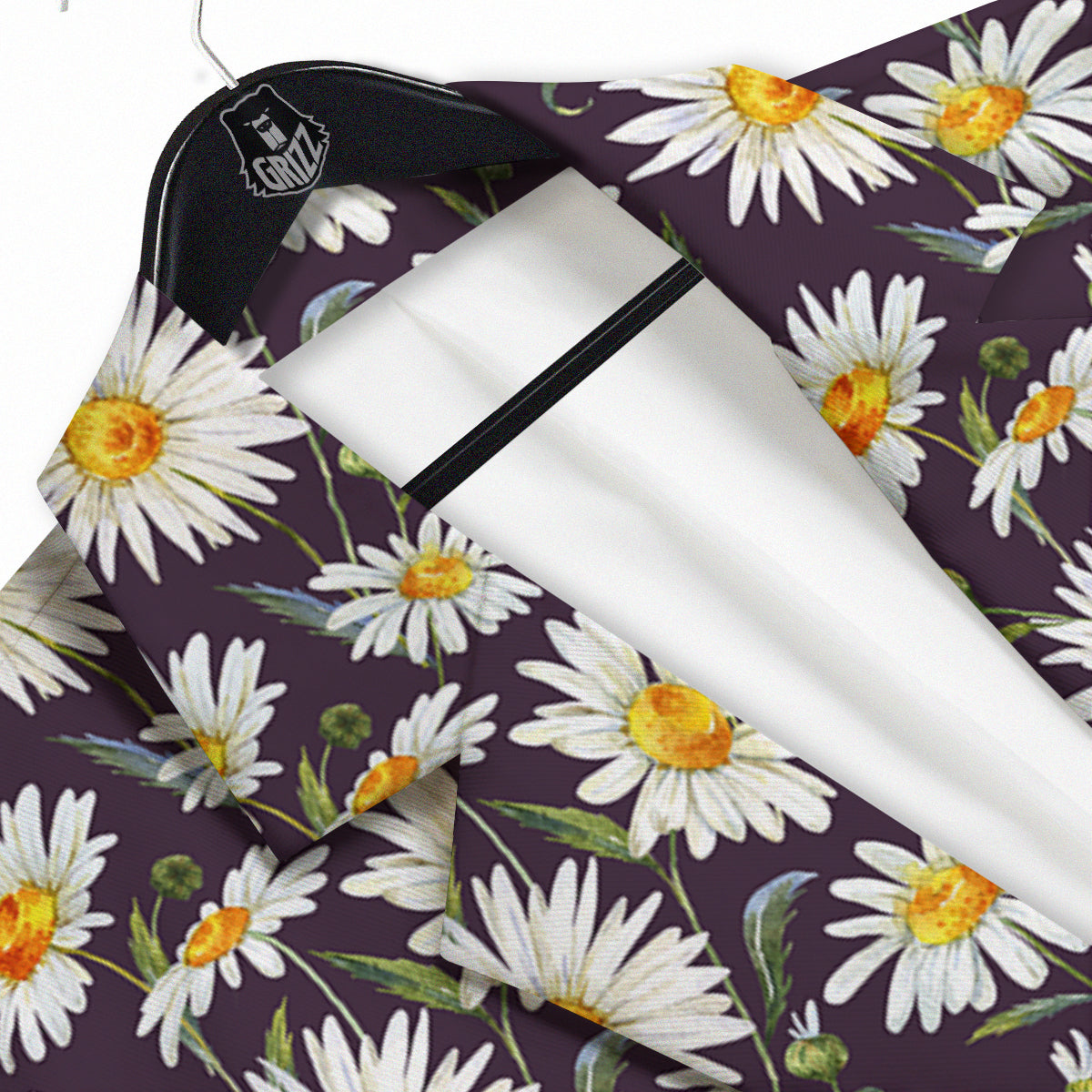 Flower Daisy Watercolor Print Pattern Men's Sport Coat-grizzshop
