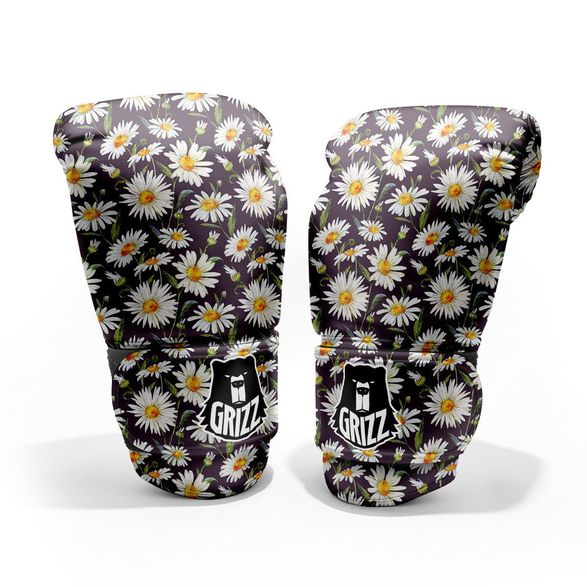 Flower Daisy Watercolor Print Pattern Pro Boxing Glove