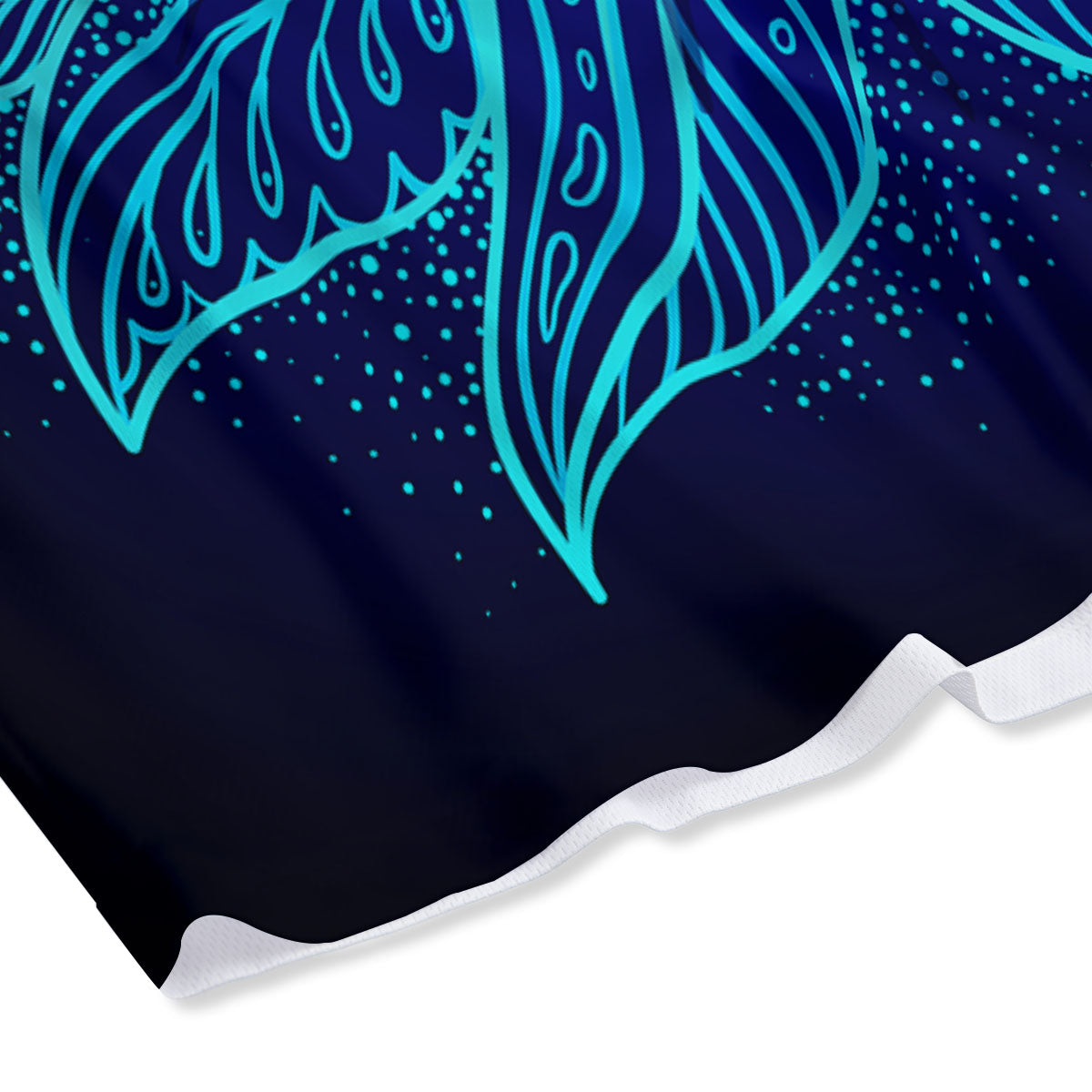 Flower Eye Of Providence Print Mesh Shorts