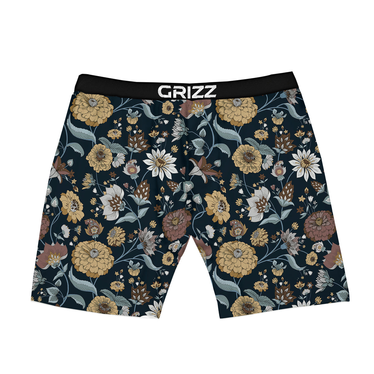 Flower Floral Vintage Print Pattern Boxer Briefs-grizzshop