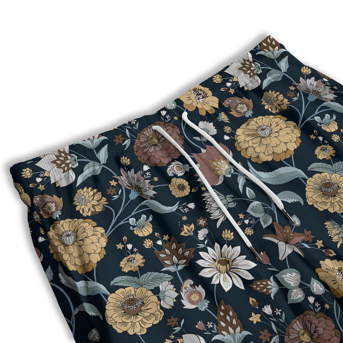 Flower Floral Vintage Print Pattern Men's Athletic Shorts