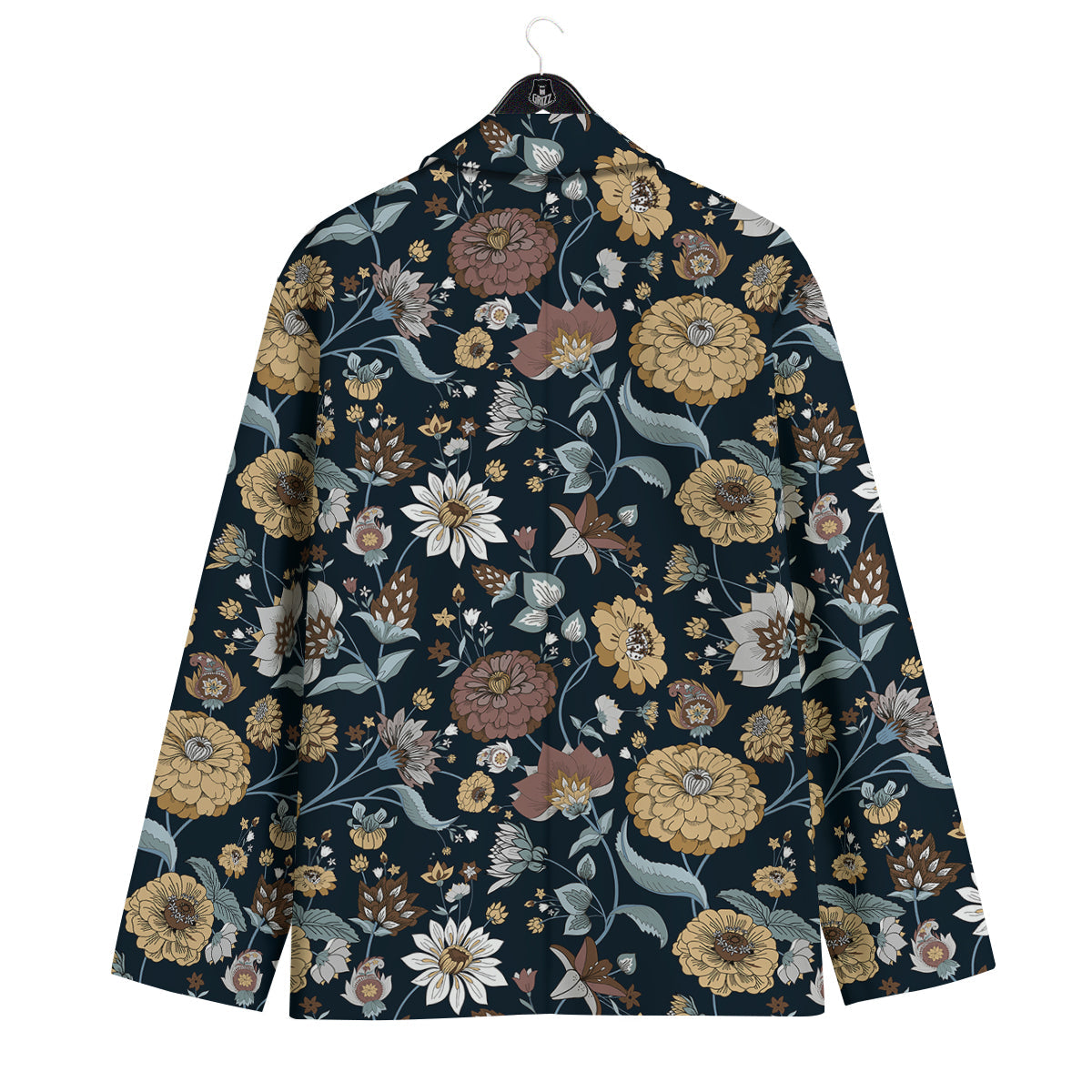 Flower Floral Vintage Print Pattern Men's Sport Coat-grizzshop