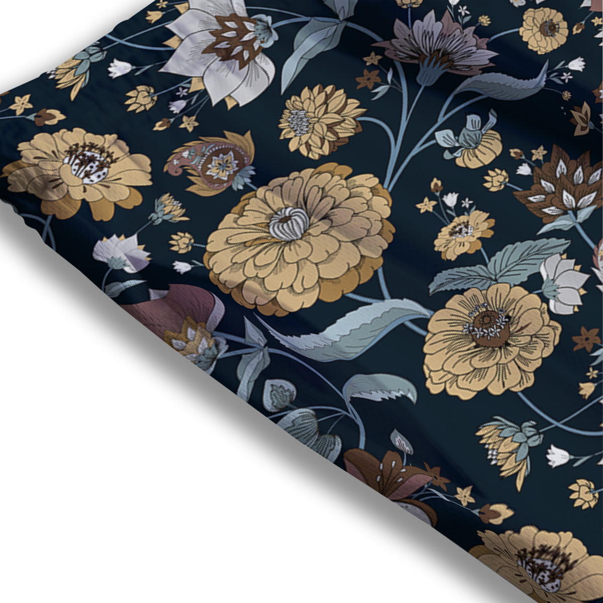 Flower Floral Vintage Print Pattern Mesh Shorts