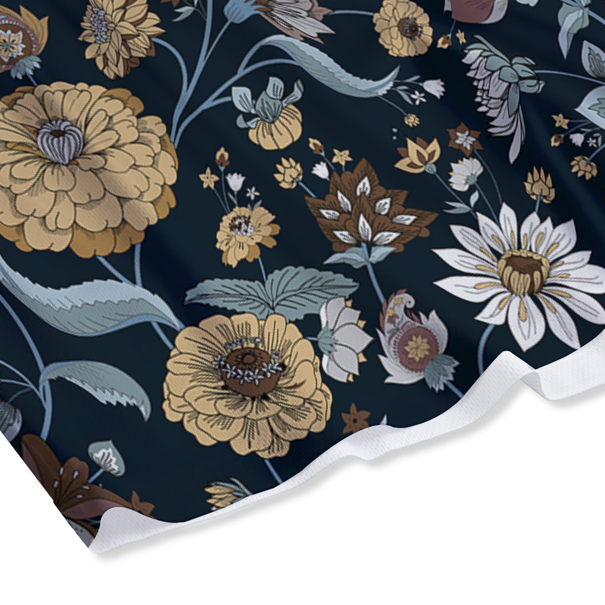 Flower Floral Vintage Print Pattern Mesh Shorts