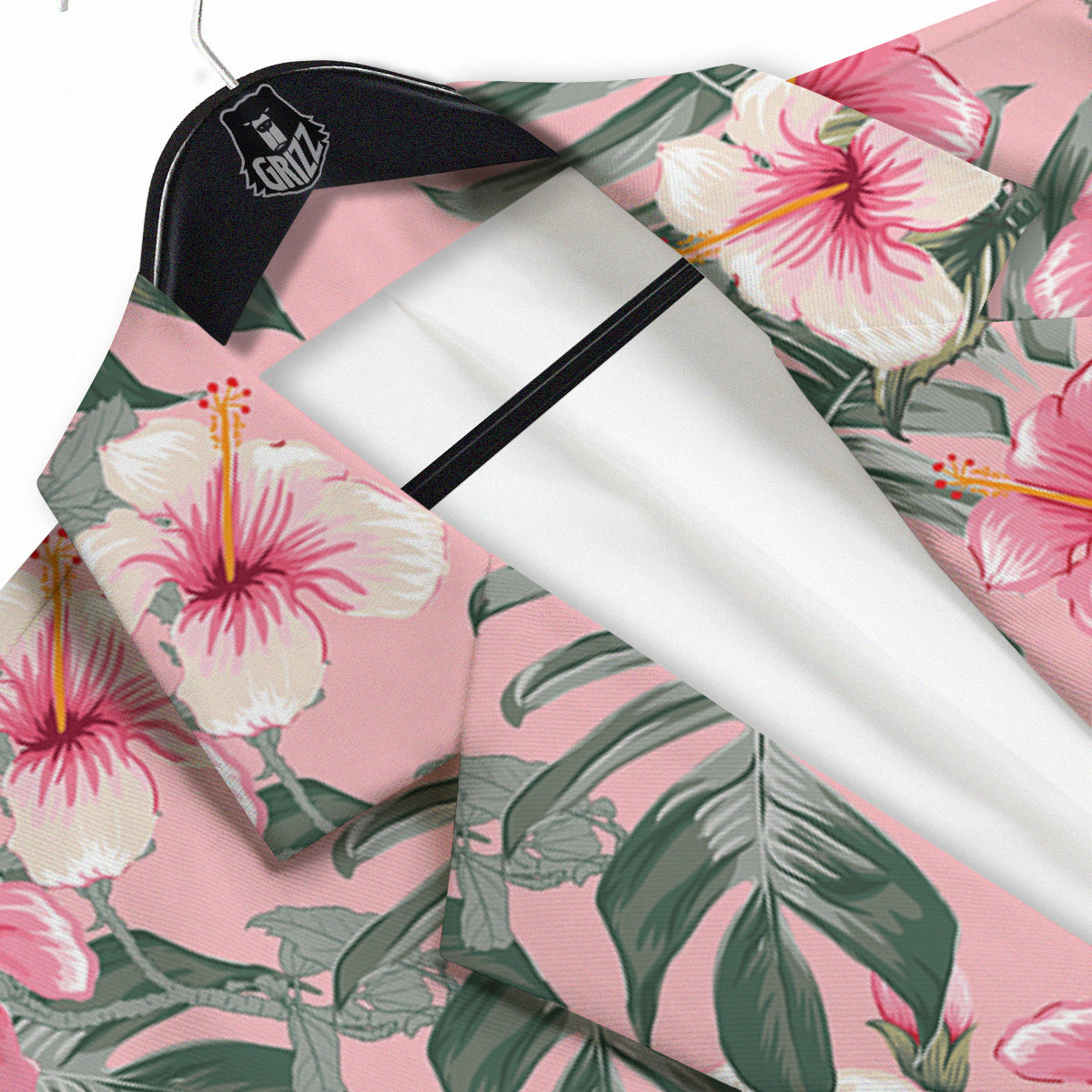 Flower Frangipani Tropical Print Pattern Men's Sport Coat-grizzshop