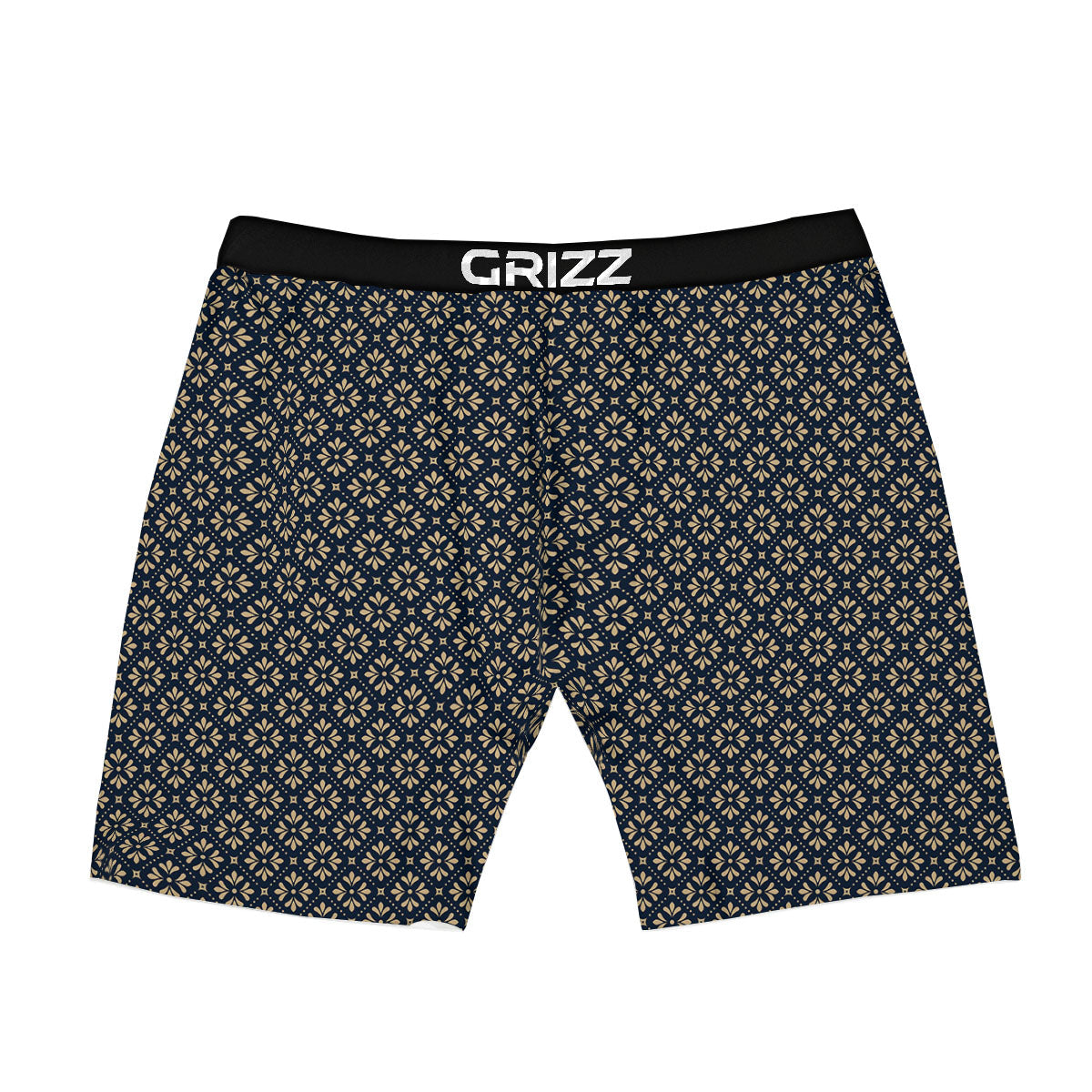 Flower Geometric Dot Print Pattern Boxer Briefs-grizzshop