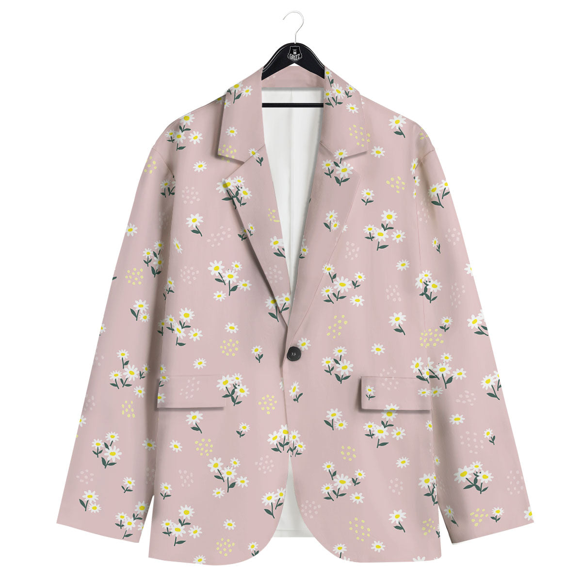 Flower Girly Spring Print Pattern Men's Sport Coat-grizzshop