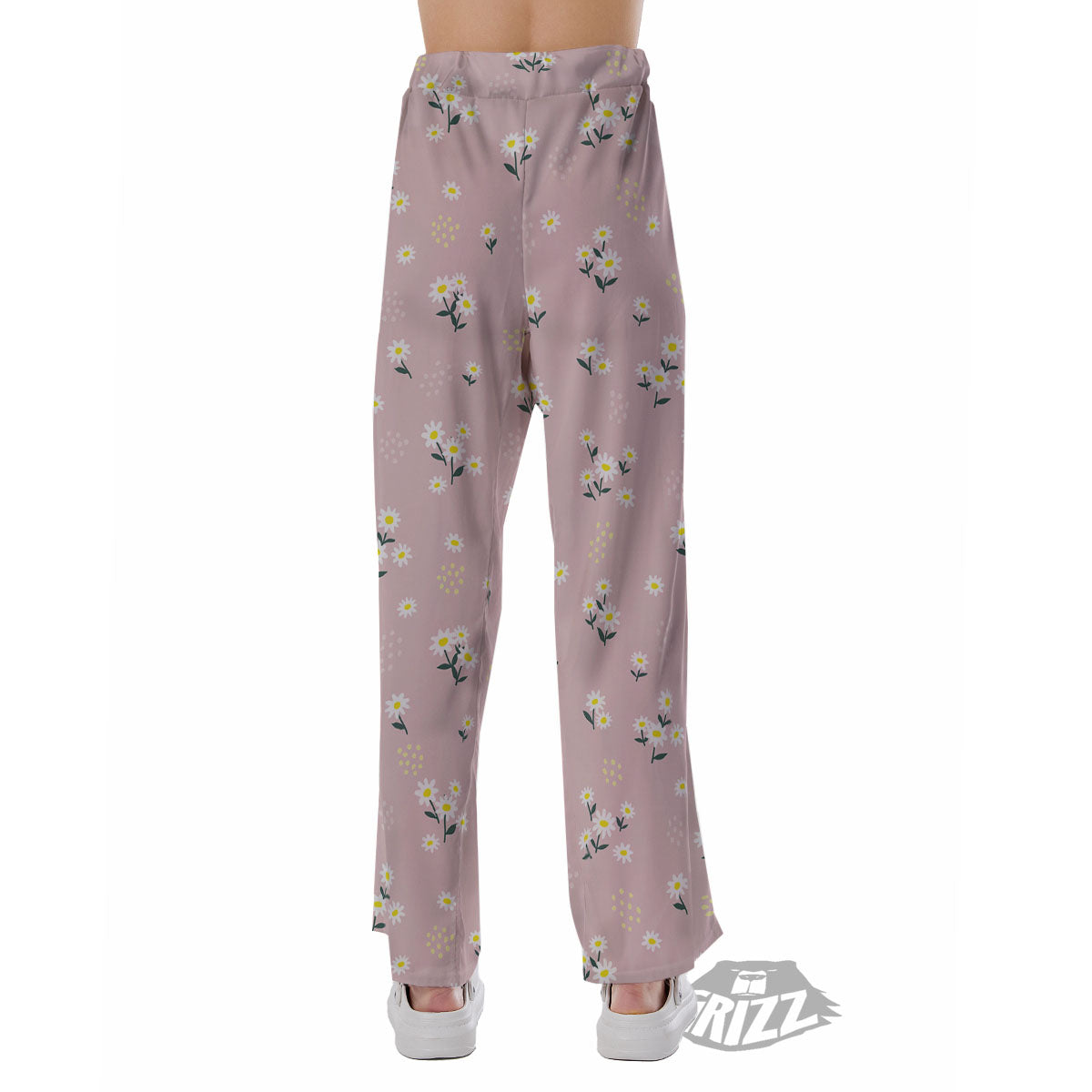 Flower Girly Spring Print Pattern Pajama Pants-grizzshop