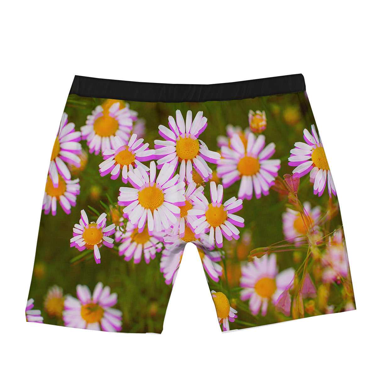 Flower Glitch Daisy Print Boxer Briefs-grizzshop