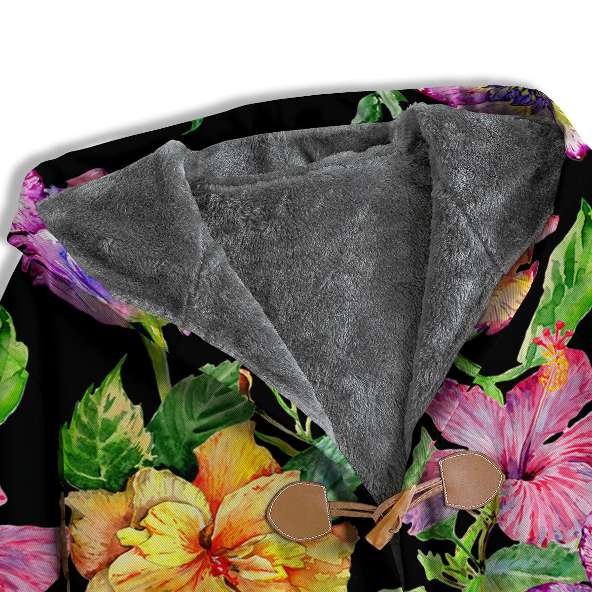 Flower Hawaiian Aloha Print Men's Windbreaker Jacket-grizzshop