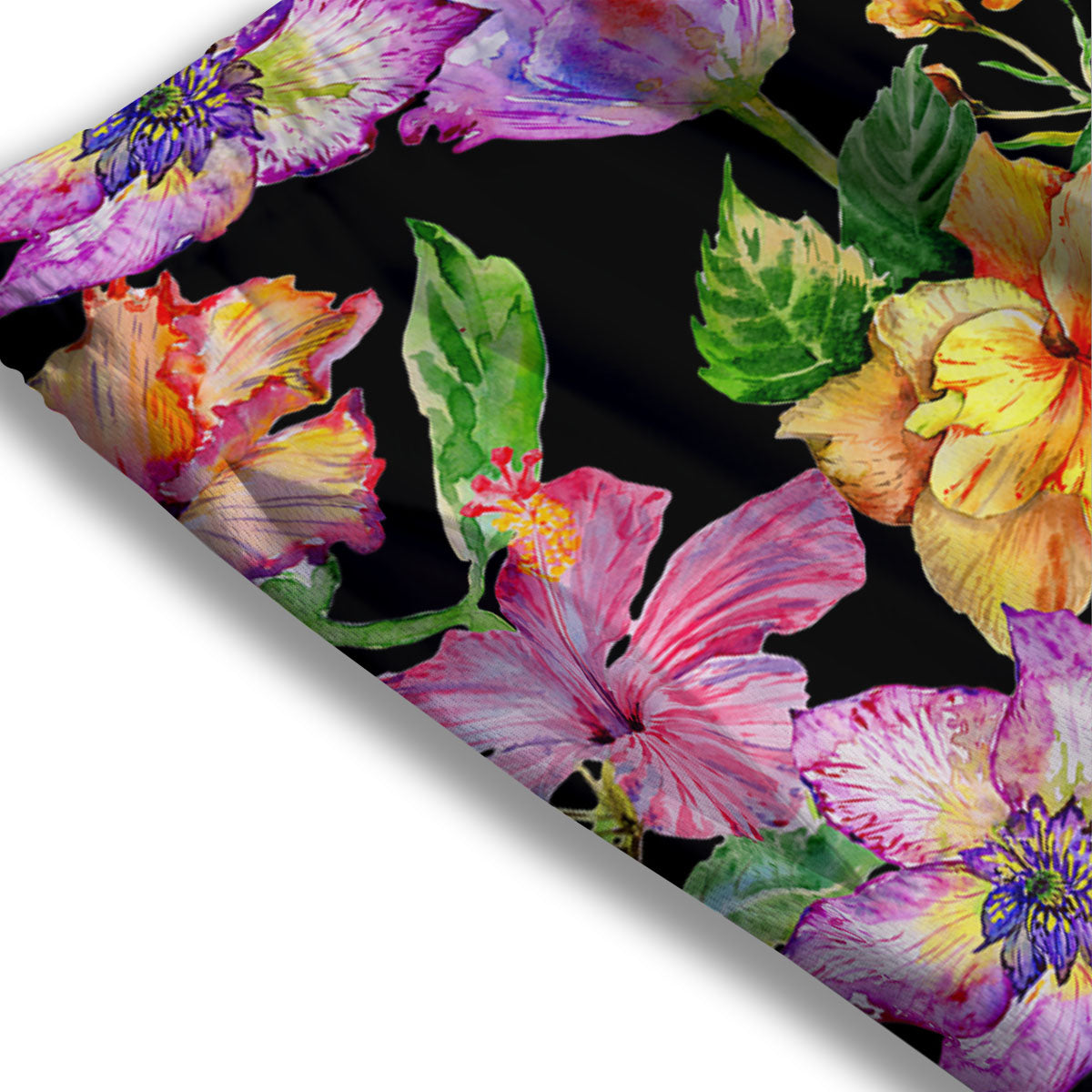 Flower Hawaiian Aloha Print Mesh Shorts-grizzshop