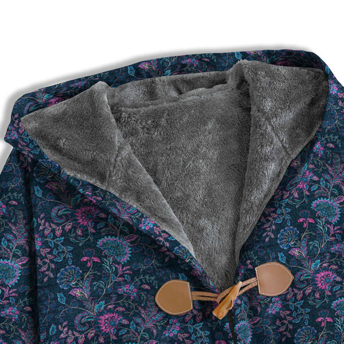 Flower Jeans Denim Print Pattern Men's Windbreaker Jacket-grizzshop