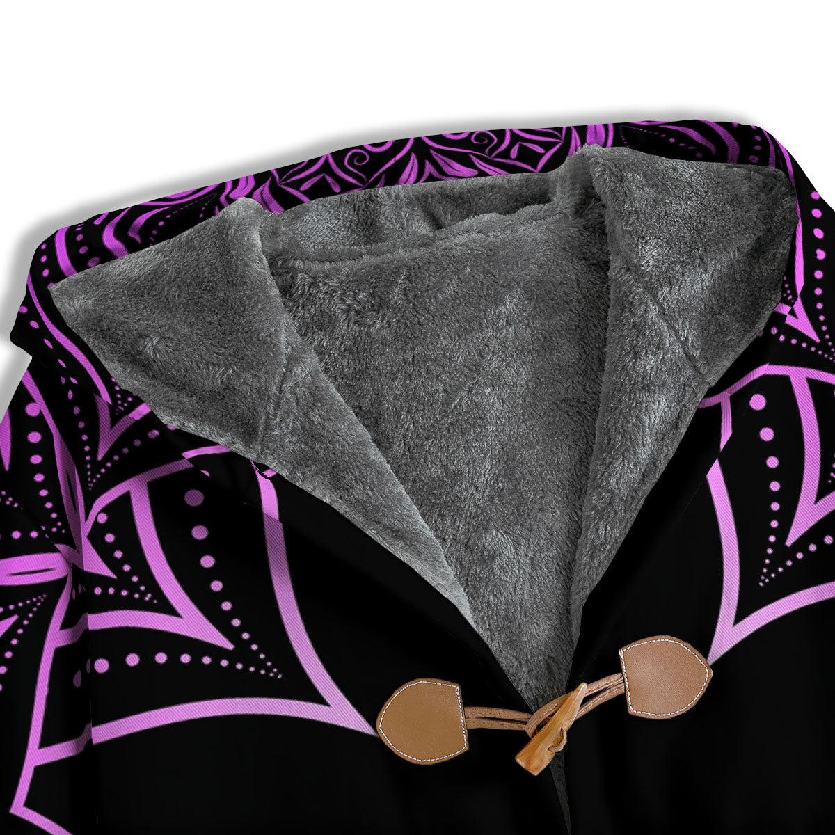 Flower Mandala Purple Print Men's Windbreaker Jacket-grizzshop