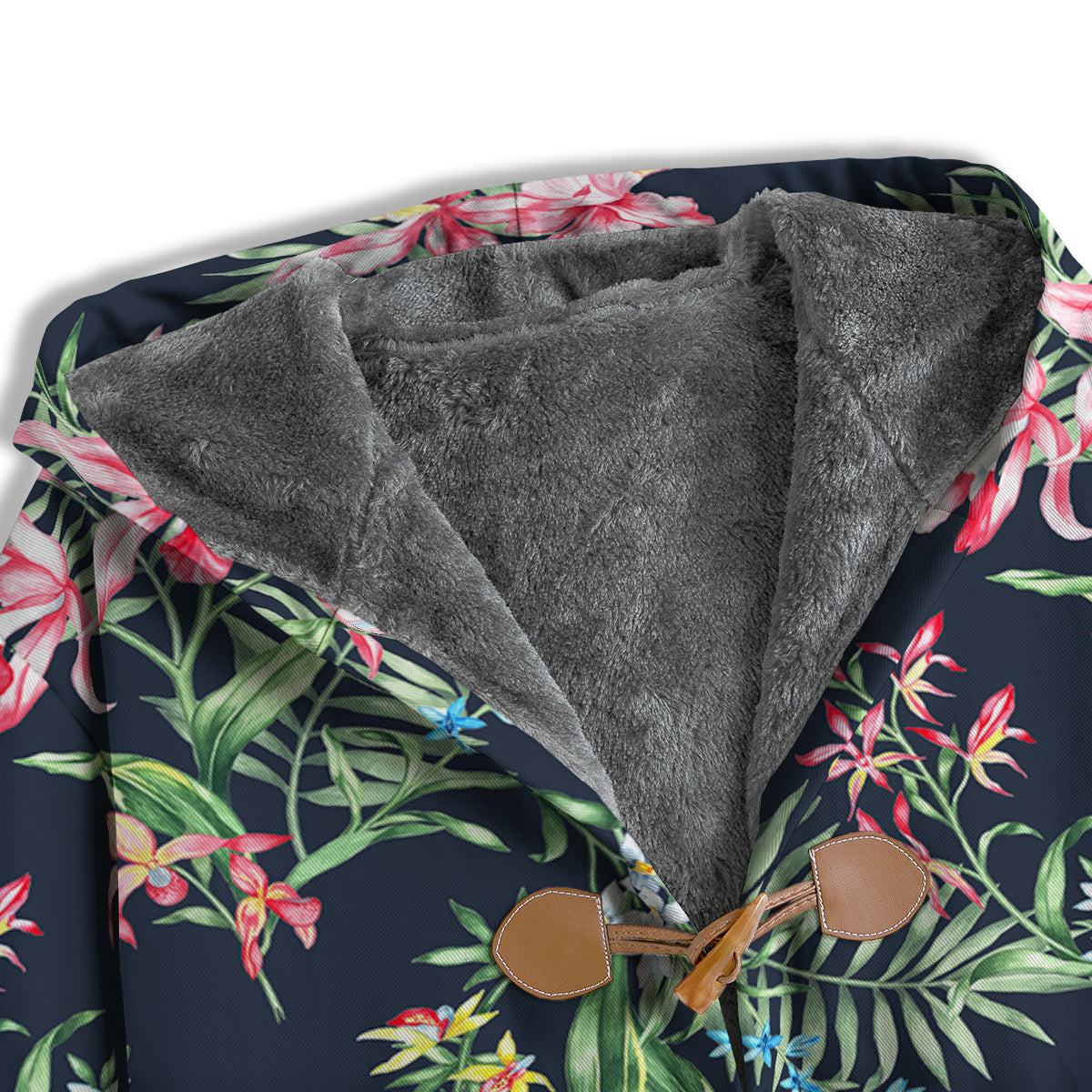 Flower Orchid Watercolor Print Pattern Men's Windbreaker Jacket-grizzshop