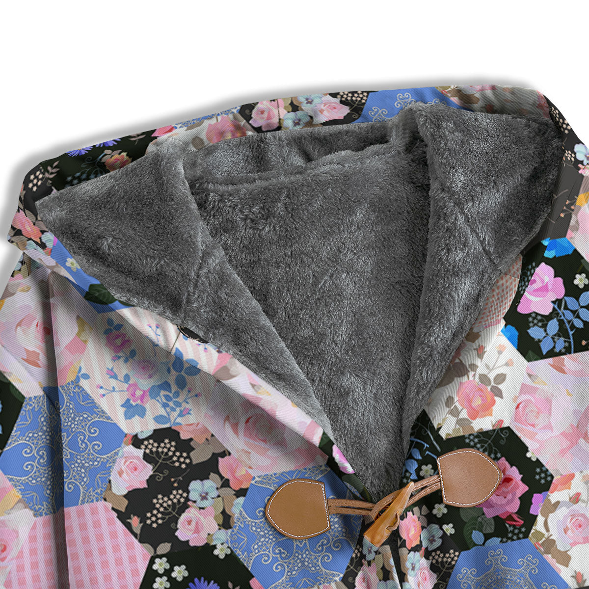 Flower Patchwork Pink Print Pattern Men's Windbreaker Jacket-grizzshop