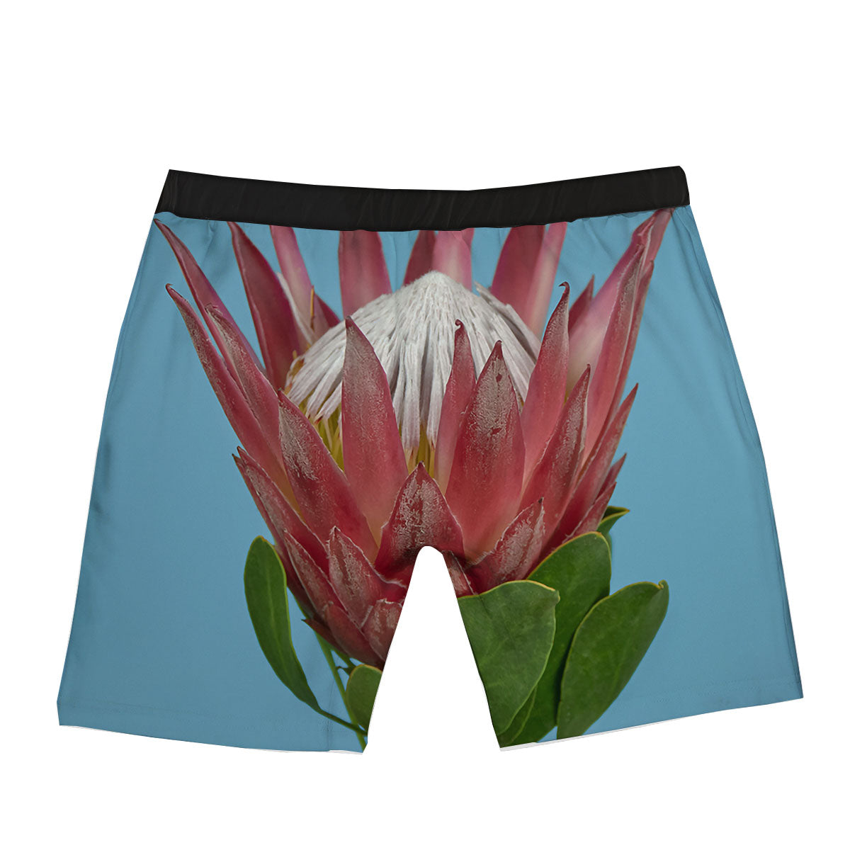 Flower Protea Print Boxer Briefs-grizzshop